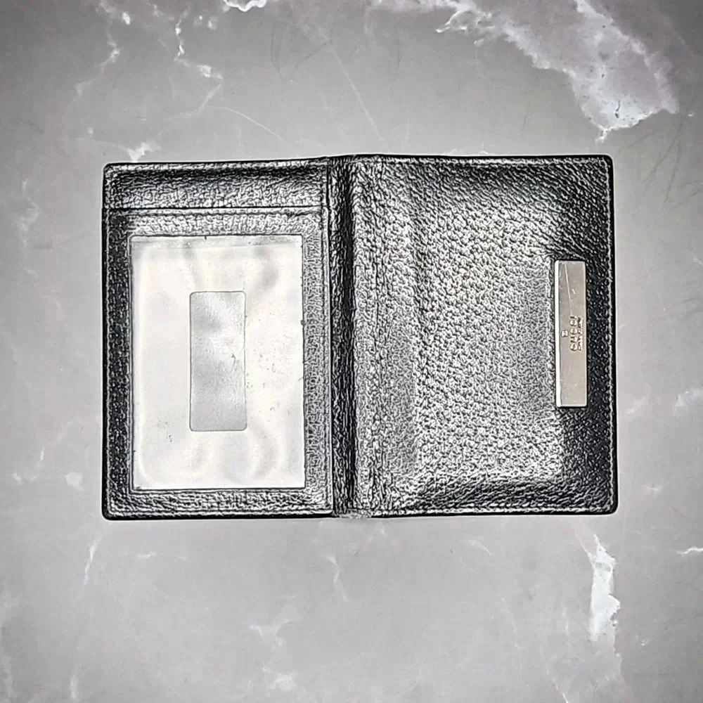 Gucci Black Leather ID Card Holder - Picture 6 of 6